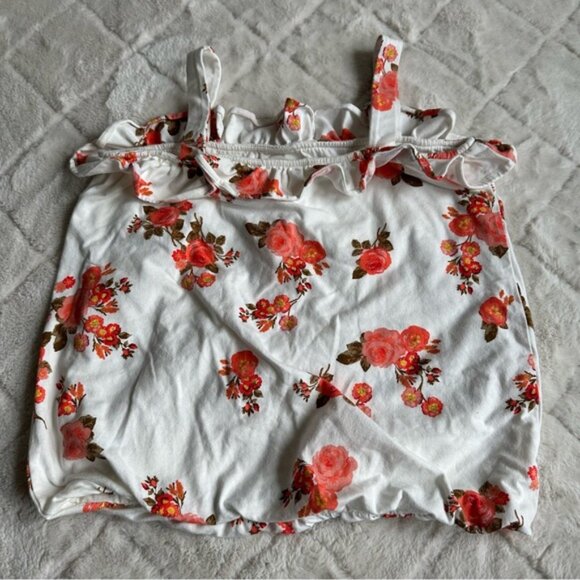 Matilda Jane 435 | Hello Lovely Cabbage Rose Bubble Tank | Size 12 - Picture 3 of 7